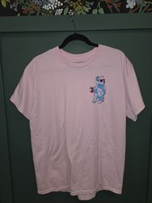 Riot Society Party Bear With Red Cup Graphic Men's T-Shirt Size L pink picture