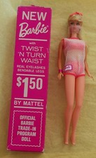 VINTAGE 60'S  TNT BARBIE DOLL  Original Box Sunkiss  BLOND HAIR Near Mint picture
