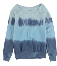 Mouchette Womens Tie Dye Sweatshirt, Blue, Medium picture