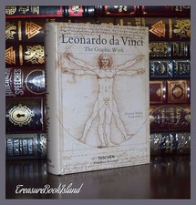 The Graphic Work of Leonardo da Vinci Art Paintings New Deluxe Hardcover picture