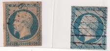 France 25c Napoleon III Pair – Republic & Empire Inscriptions (1852–61) picture