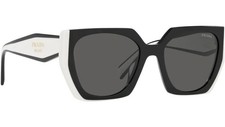 PRADA PR15WS 09Q5S0 54MM Black Talc Dark Grey Women's Sunglasses 54MM picture