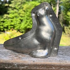 Antique French Seal Chocolate Mold Half Sea Lion 1/2 Mold Unusual Curved Shape picture