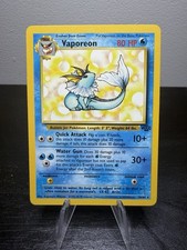 Pokémon TCG Vaporeon 28/64 Jungle Set Non Holo Rare, Unlimited LP Condition picture