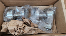 Emtek Assa Abloy Satin Nickel Round Rosette Door Knob Set 5059ROUUS15  New picture