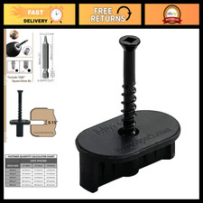 100-Pack Universal Hidden Deck Fastener Clips for Seamless Decking Installation picture