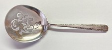 Vintage Candlelight by Towle sterling silver tomato server, fancy piercing, 1934 picture