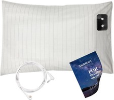 Grounding Pillow Case King Conductive Grounding Pillowcase Silver Fiber Groundin picture