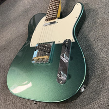 Donner DTL-600 Vintage Tele Electric Guitar Sherwood Metallic Green With Gig Bag picture