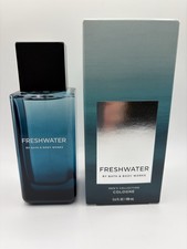 NEW in Box *Discontinued* Men's FRESHWATER COLOGNE Bath & Body Works 3.4 oz NIB picture