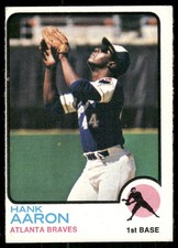 1973 Topps #100 Hank Aaron picture