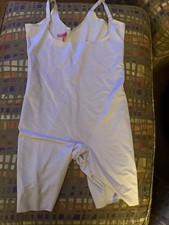 SPANX Thinstincts Open-Bust Mid-Thigh Bodysuit Shapewear Womens XL picture