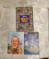 Where Is Walt Disney World? Who Was Walt Disney? Who's Who? Disney Books Lot picture