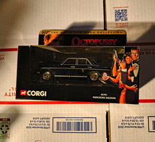 Corgi 007 Definitive Bond Collection Octopussy Mercedes Saloon 1:43 w/Case picture
