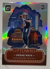 2024 Panini Donruss Optic - Uptowns Drake Maye #4 (RC) New England Patriots picture