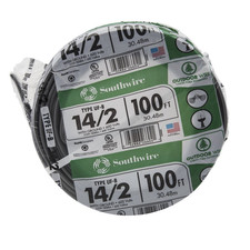 13054226 14/2 UF W/G Hundred' Wire, Gray, Hundred Ft picture