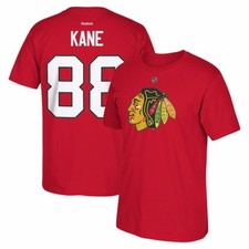 Patrick Kane Reebok Chicago Blackhawks Premier Jersey Red T-Shirt Men's picture