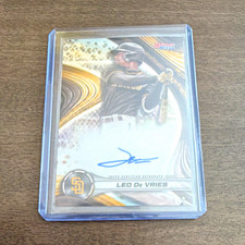 Topps 2024 Bowman's Best Leo De Vries Best of 2024 Refractor Auto B24-LD picture