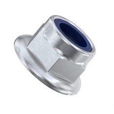  1X Marine Grade Stainless Steel Nylock Nut M6 M8 M10 Flange Insert Lock Nuts A4 picture