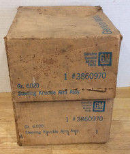 PAIR OF NOS GM #3860970 STEERING KNUCKLES, 1964-70 CHEVY/GMC C10 1/2 TON 2WD picture