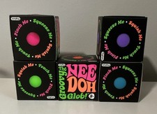 Schylling Needoh Groovy Glob Lot Of 5 Basic Squishy Colors Sealed Authentic picture