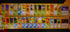 MP/HP (Unlimited) COMPLETE Pokemon JUNGLE+FOSSIL Set COMMON 32-Card All Non-Holo picture