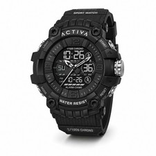 Activa Ardus X Invicta Digital Men's Watch 58mm Black ACW8089-001 MSRP $99 picture