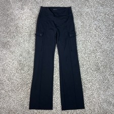 Athleta Pants Womens Small Delancey Cargo Black Straight Utility Travel Basic picture