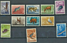 Trieste Zone B Scott #93 - 103 Mint NH Set of 11 1954 Overprints ANIMALS - BIRD picture