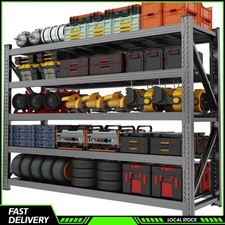 5 -Tier Garage Shelving Heavy Duty 8000 lbs Storage Shelves Metal Organizer Rack picture