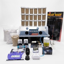 Mega Mushroom 66Q Monotub Growing Kit  | Automated  |  18 Sterilized Jars picture