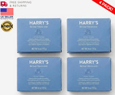 [ 4 PACK ] Harry's Bar Soap for Men - Stone / Pierre Scent - 4 oz/113g Each picture