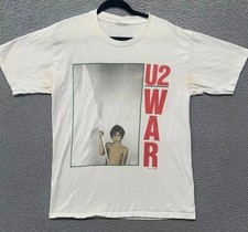 White color U2 Band Cotton Shirt Unisex Concert S to 5XL BB32 picture