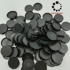 Lot Of 100 32mm Round Bases Used For Warhammer 40k + AoS Games Workshop Bitz picture