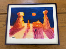 Jerry Garcia Art Print I Lithograph Megaliths Limited Edition #33/500 picture