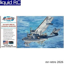 Atlantis Models M5301 PBY-5A Catalina US Navy Seaplane Model Kit 1:104 picture
