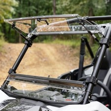 Front 3-in-1 Flip Windshield Scratch Resistant For Kawasaki Teryx KRX/KRX 4 1000 picture