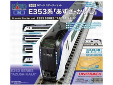 KATO 10-028 E353 Series Azusa Kaiji N Gauge Starter Set Train Unitrack Japan picture