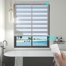 Changshade CUSTOM Motorized Zebra Blinds Roller Shade Horizontal Window shades picture