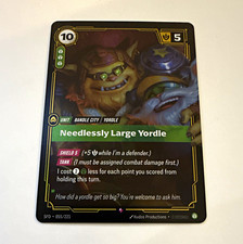 Riftbound Needlessly Large Yordle Unit SFD 055/221 League of Legends ENG picture