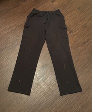 Amazon Essentials Cargo Sweatpants Size S Black picture