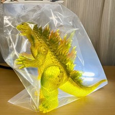 Marusan 99 Godzilla 350 Golden Yellow Clear Ver Sofubi Vinyl Figure Kaiju Japan picture