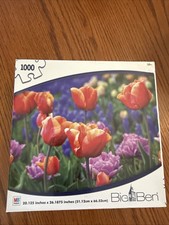 Big Ben 1000 Piece Puzzle Tulips picture