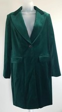 Boden NWT Canterbury Velvet Coat US 8 6 Emerald Night Dark Green picture