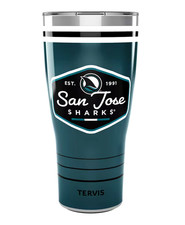 San Jose Sharks Tervis 30oz Stainless Steel Tumbler Retro NHL Travel Mug Cup picture