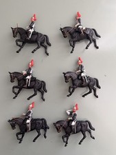 Britains LTD Lot Of 6 Vintage Horse Mounted Guard Royal Blues Soldier Cavalry picture
