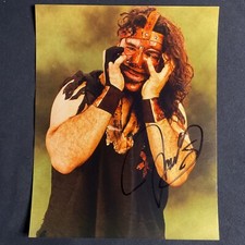 Mankind (Mick Foley) VTG Ring Attire Signed Auto Autographed 8x10 OOAK picture