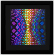 Victor Vasarely- Heliogravure Print 