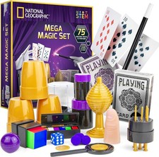 NATIONAL GEOGRAPHIC Mega Magic Set - More than 10 or 75 Magic Tricks for Kids picture