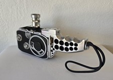 ​Vintage Paillard Bolex L8 8mm Movie Camera w/ Custom Aluminum Grip - WORKS RUNS picture
